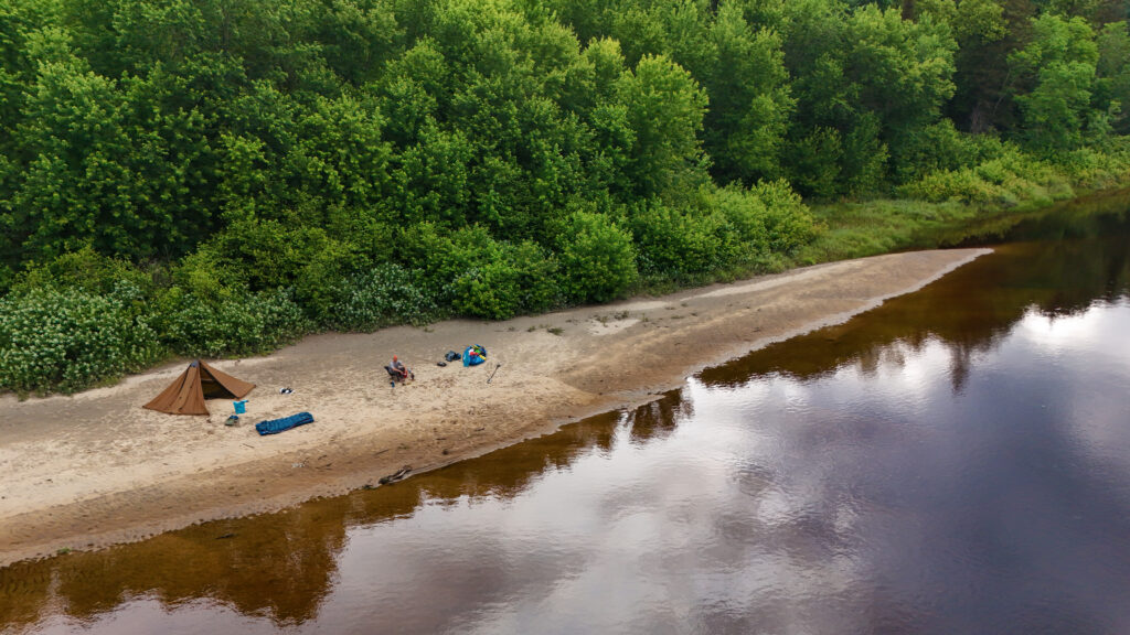 noire river quebec campsite