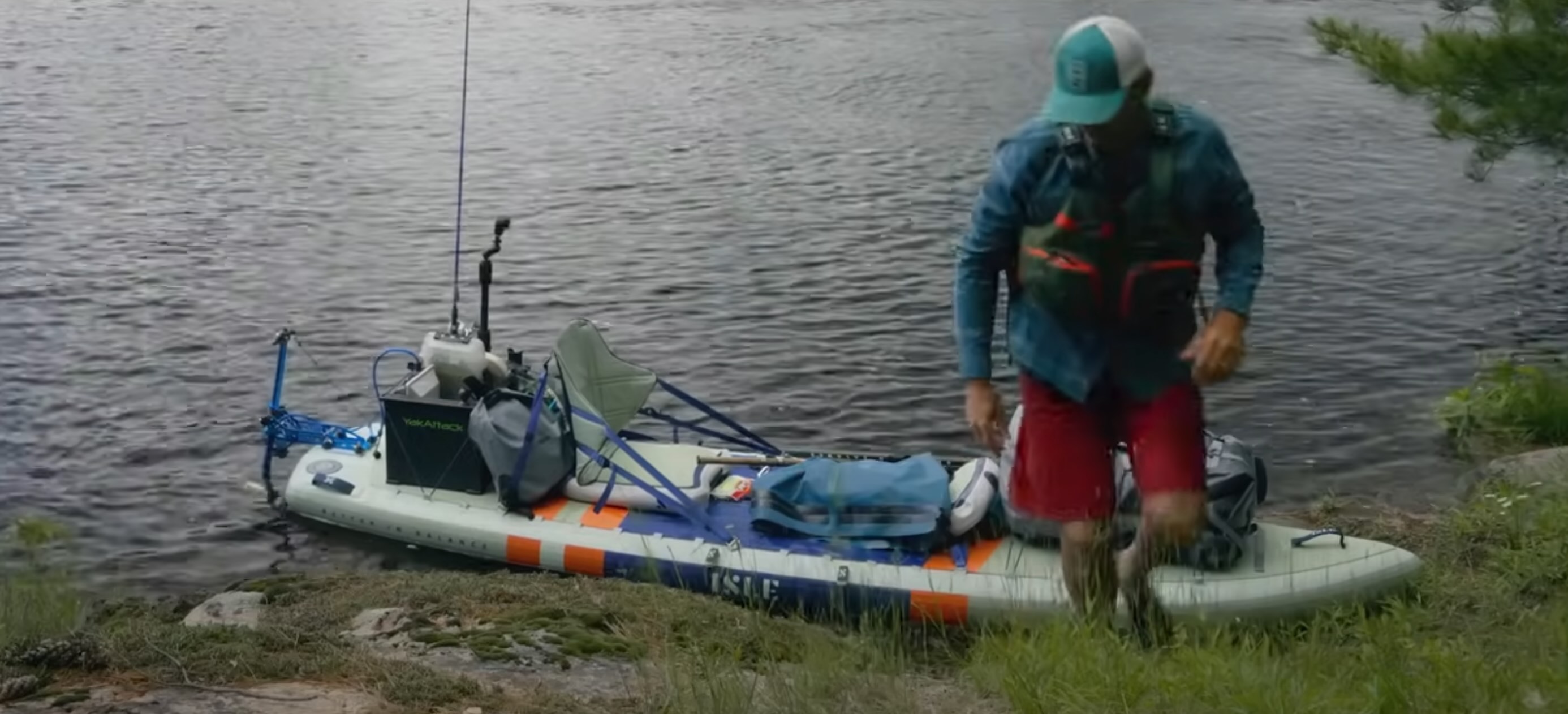 isle switch pro sup kayak hybrid hammock camping on the river