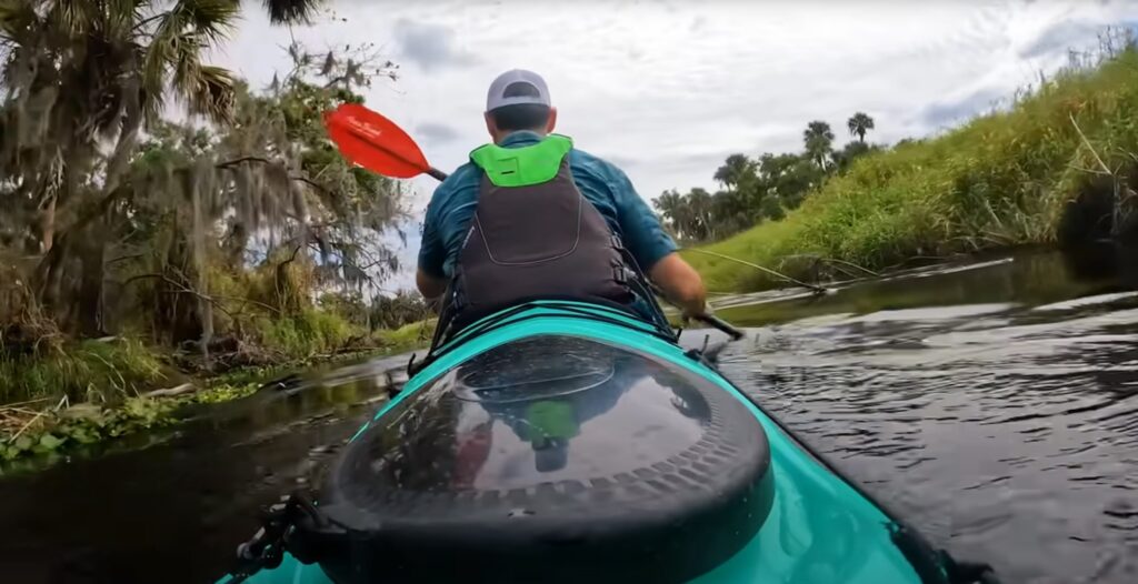 Pakayak Bluefin kayak in Florida