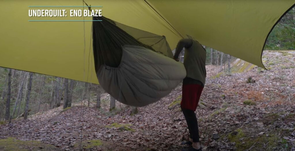 hammock quilt vs tent sleeping