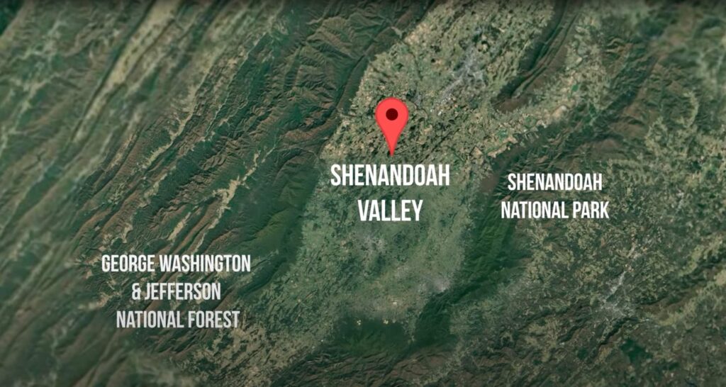 Shenandoah Valley Map