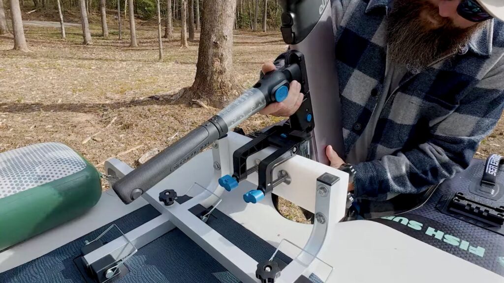 easy-to-install boat motor on fish sup 1210