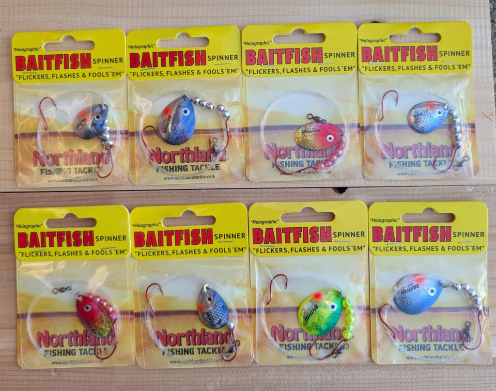 spinners for bottom bouncing Walleye rigs