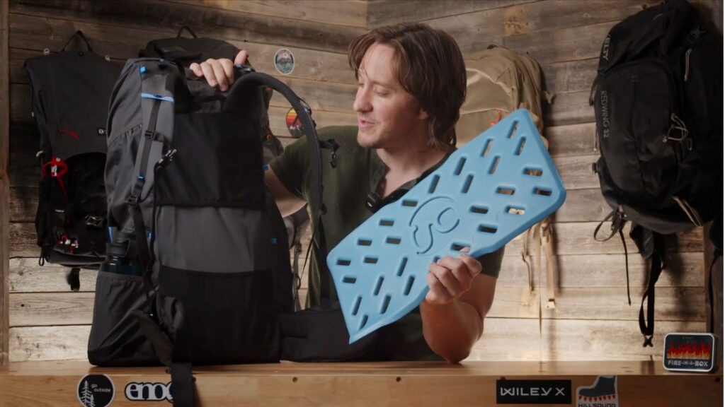 Gossamer Gear Mariposa removable sit pad