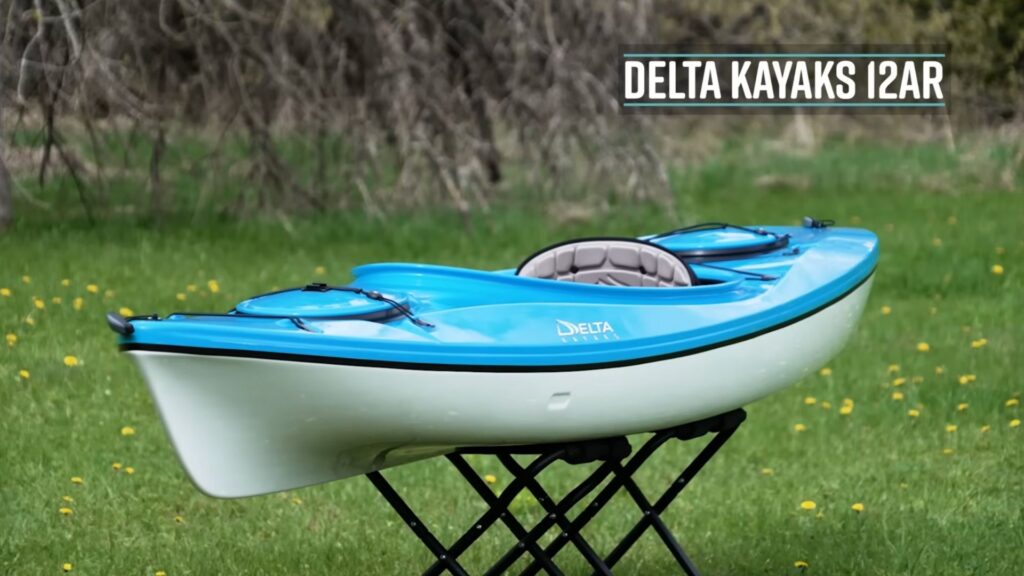 Delta Kayaks 12AR review, side shot of kayak