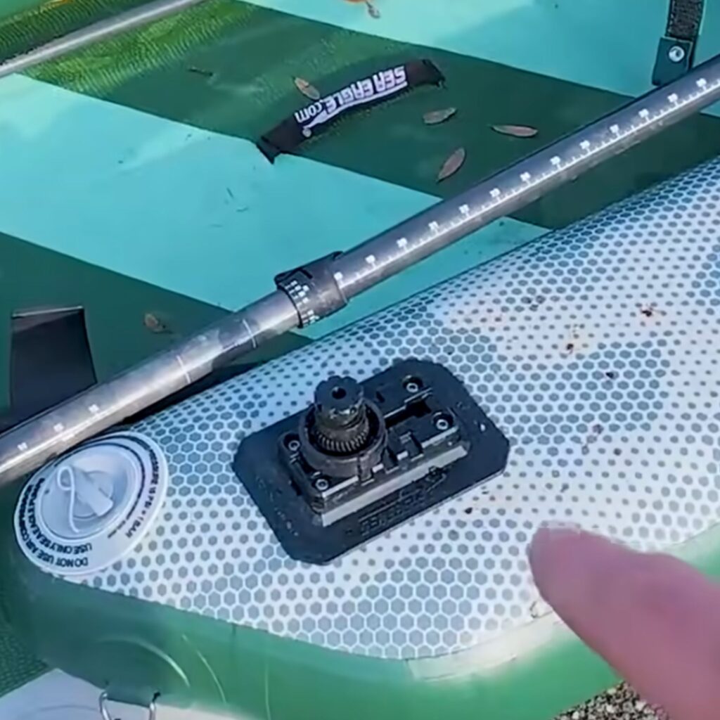 yakattack bases on inflatable fishing boat