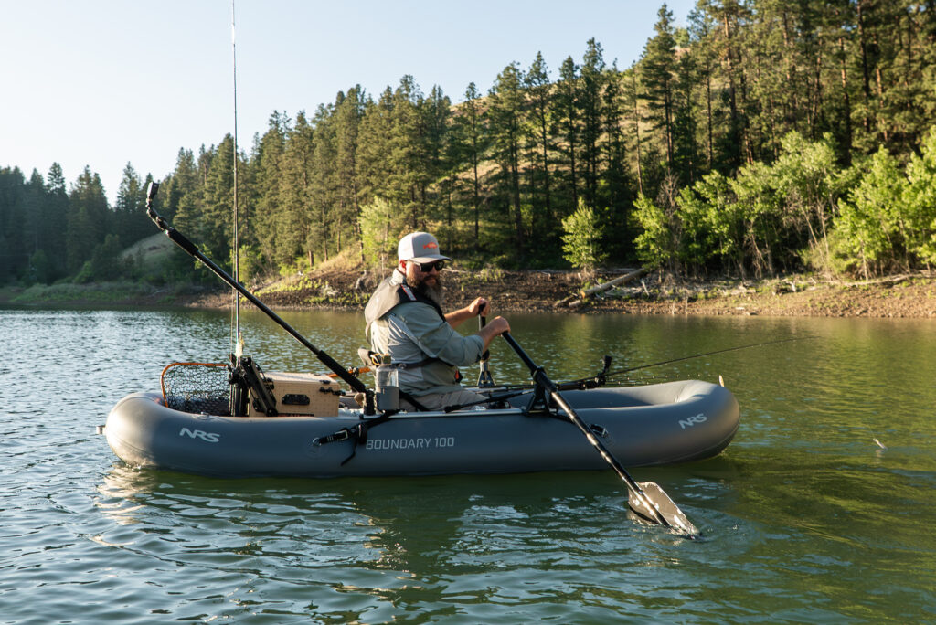 NRS Boundary 100 is a one person fishing raft