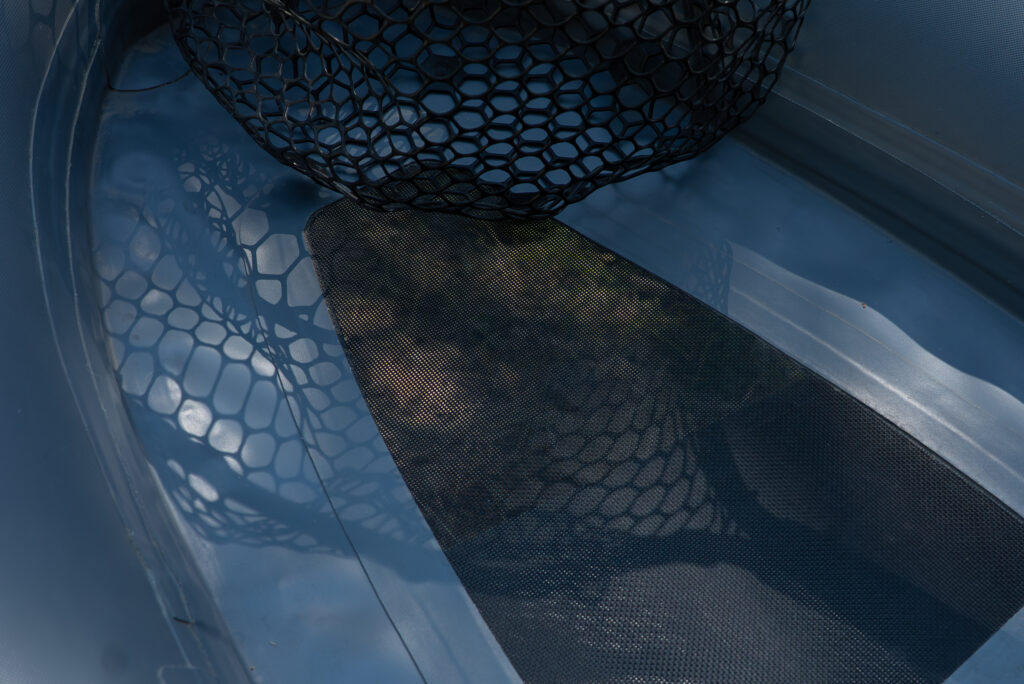stern mesh flooring on the NRS Boundary