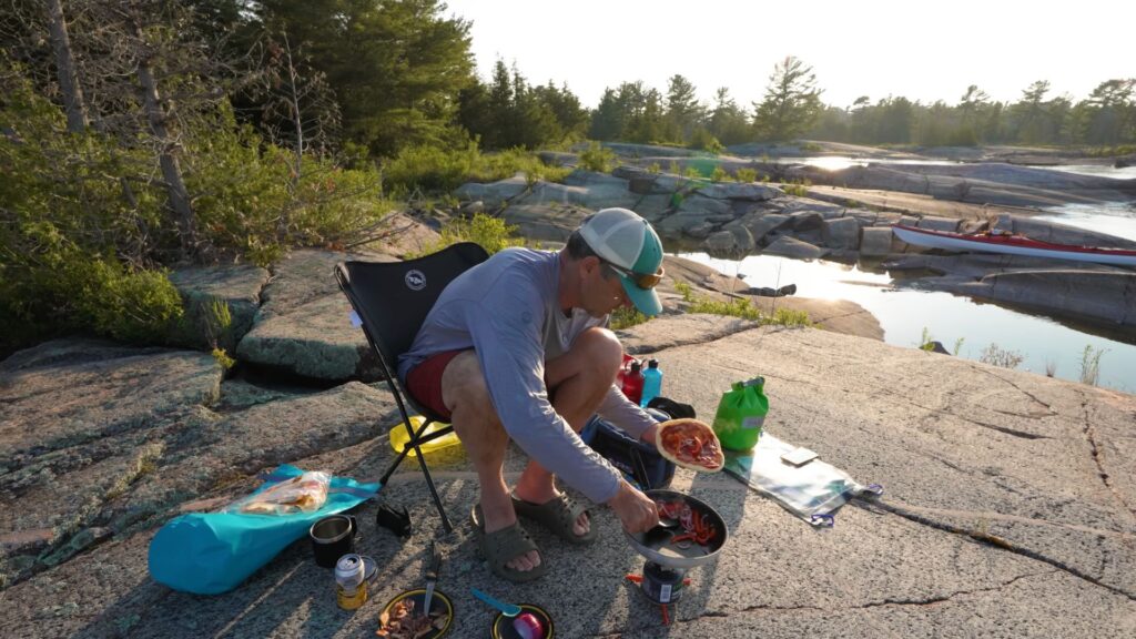 camping kayak trip on the Georgian Bay, Ken Whiting
