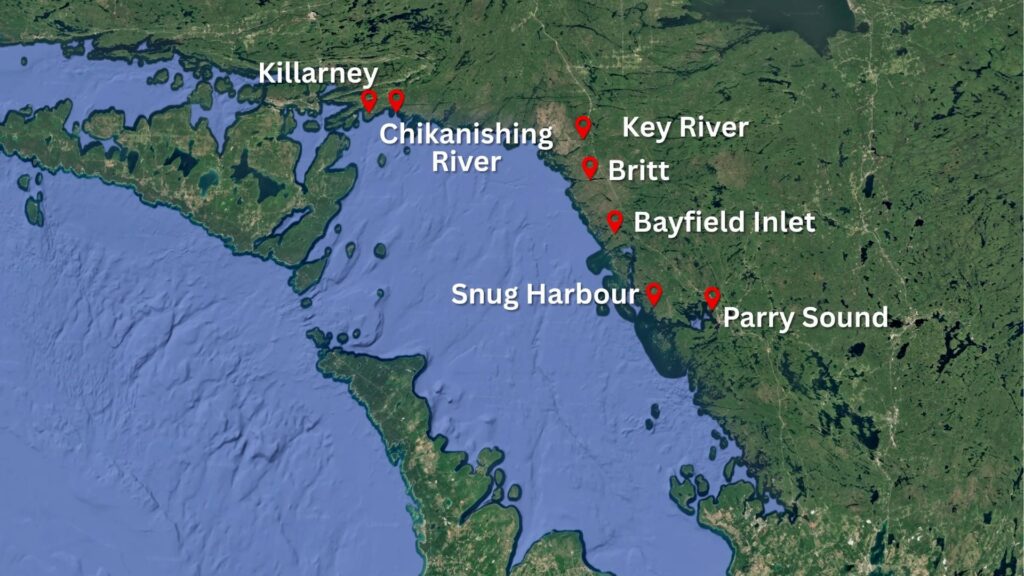 launch points in georgian bay