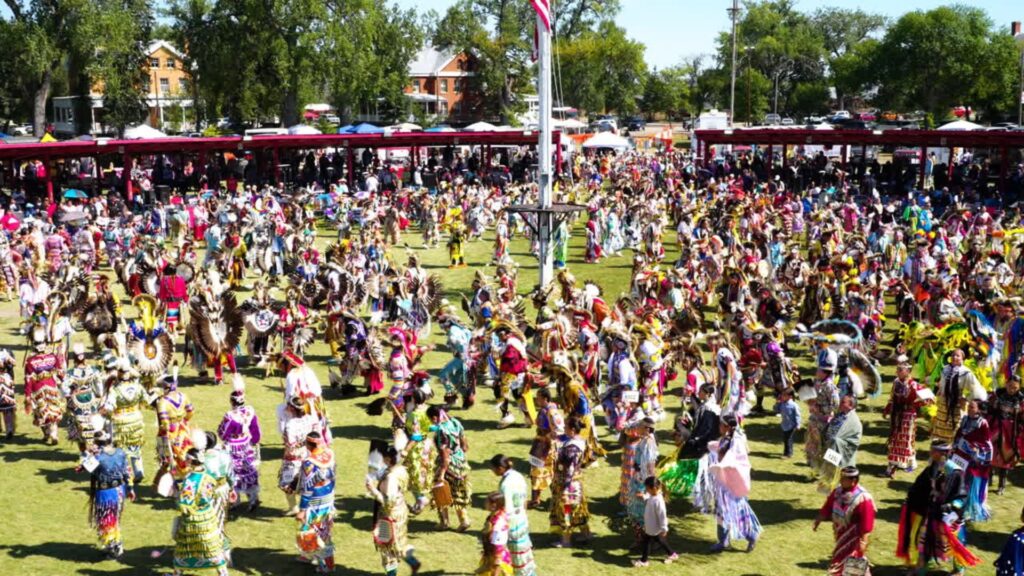 United Tribes International Pow Wow in North Dakota on a hiking trip