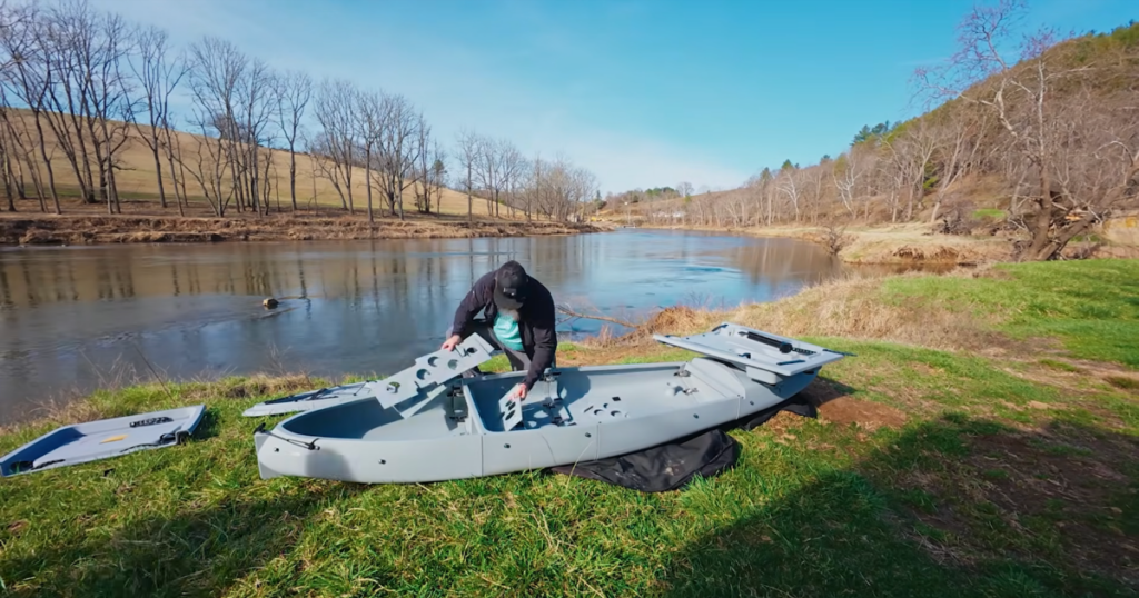 packable pakayak anglerfish kayak