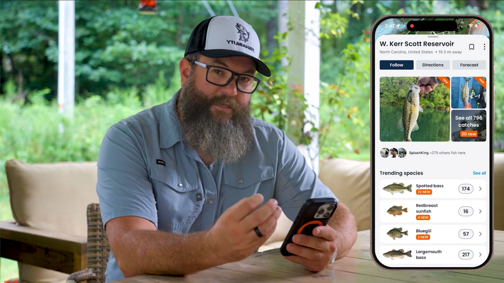 fishbrain app jameson sat explaining